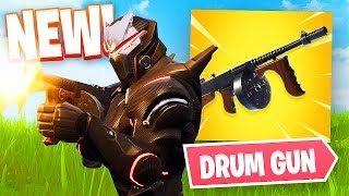 New Fortnite Update DRUM GUN Gameplay!! (Fortnite Battle Royale)