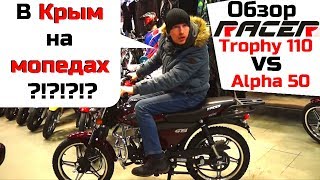 В Крым на мопеде Альфа?! Обзор RACER Alpha 50 и Trophy 110.
