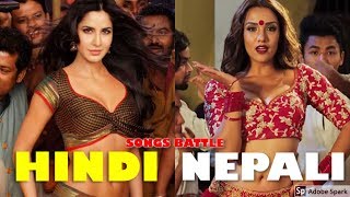 HINDI VS NEPALI SONGS BATTLE !! | Hindi/Bollywood Songs Battle Video [#26]