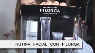 Rutina facial con productos  Filorga y Caudalie