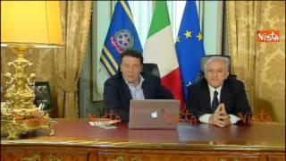DE LUCA SU FACEBOOK CON RENZI: PATTO CAMPANIA, DE VINCENTI HA CERCATO DI FARE IL "TRUFFATORE"