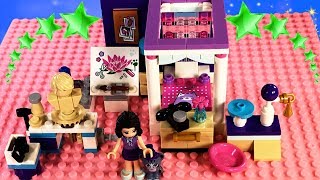 Lego Friends Speed Build   Bedroom Drawing Things Small Pets