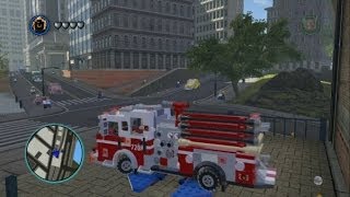LEGO Marvel Super Heroes - All Emergency Vehicles in Action