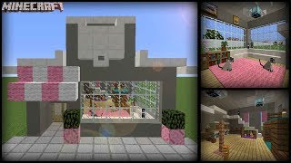 Minecraft - Cute Cat Cafe Tutorial!