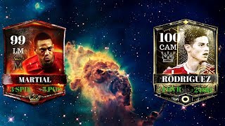 MARTIAL 99 OVR + JAMES RODRIGUEZ 100 OVR ! FIFA MOBILE PL