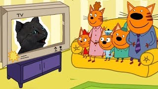 Три Кота: ТЕЛЕВИДЕНИЕ С ГОВОРЯЩИМ СУПЕР КОТОМ ( ИГРА для ДЕТЕЙ ) Развивающие игры