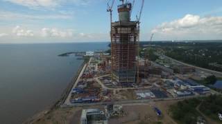Строительство Лахта центр (Lakhta Center)