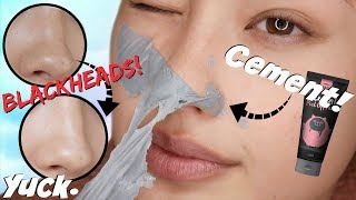 CEMENT BLACKHEAD PEEL-OFF MASK | Finally Something That Works!