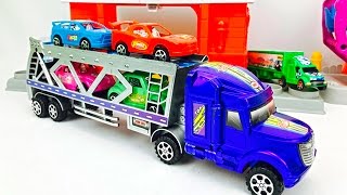 Camión Transportador - Carros de Colores para Niños - Videos para Niños