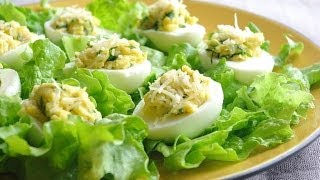 Recette d'oeufs durs farcis boiled eggs staffed recipe