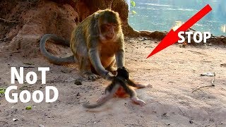 Wrong ... Wrong !! Bad mom Tara drag Titan hardly | Titan cry scare feel no need mom like this.