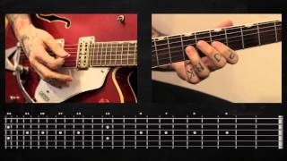 Sasha Rock'n'Roll guitar lessons- Rancid (Black Lung) видео урок №2 tutorial