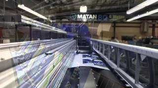 Рулонный УФ принтер MATAN Barak8Q: печать и резка