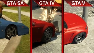 THE BIG GTA COMPARISON 4 | GTA SA vs. GTA IV vs. GTA V | PC | ULTRA