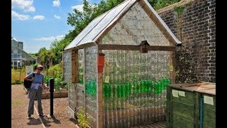 Теплица из пластиковых бутылок своими руками