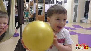 Фитнес для детей. Йога для детей. Флай-йога. Children yoga.