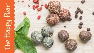 Super Energy Balls 3 ways - The Happy Pear Recipe