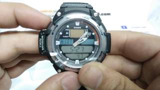 Casio Outgear SGW-400H-1B ayarlama ve inceleme