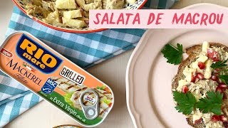Simplu & rapid | Salata de macrou la gratar cu mar, iaurt & mustar