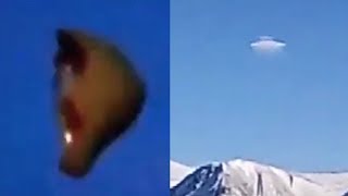 Enormous UFO stands on the mountain over Russia! April 1,2019