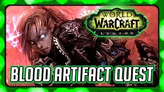 WOW Legion ► Blood Death Knight Artifact Quest - Maw of the Damned