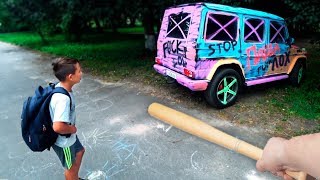 ШКОЛЬНИКИ ИСПОРТИЛИ МОЙ НОВЫЙ ГЕЛИК !!