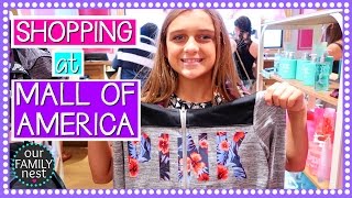 SCHOOL SHOPPING AT THE MALL OF AMERICA | ROAD TRIP DAY FOUR