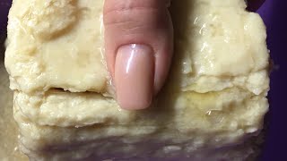 ASMR Laundry soap Soaping sounds Triggers АСМР Мыло хозяйственное Размыливание
