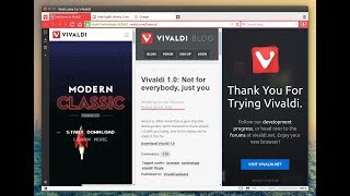 NEW  VIVALDI  AMAZING WEB BROWSER 2017