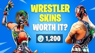 *NEW* Wrestler Skins Worth it? (Dynamo & Masked Fury) Fortnite Battle Royale Daily Items Update