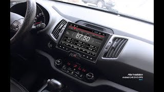 Asottu KI302  KI602 How to install 9 inch Kia sportage car DVD GPS unit