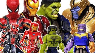 Avengers Minimates Go~! Iron Man, Hulk! Captain America, Thor! Spider-Man, Thanos