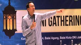 17 Jul 2014 Plt. Gub Basuki T. Purnama Sebagai Pembicara Acara Buka Puasa Alumni Prasetya Mulya