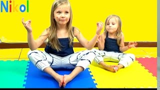 Йога челлендж с Николь ! У кого лучше получится ?