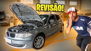 PRIMEIRA REVISÃO DA BMW 118 * vou fazer tudo  *