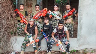 LTT Nerf War : Captain SEAL X Warriors Nerf Guns Fight Criminal Group Bandits Nerf Elite Mega