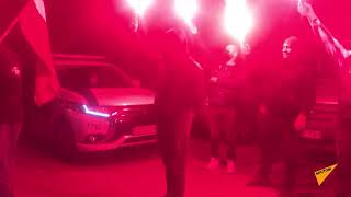 "ქართულმა მარშმა" თბილისის ცენტრში ცეცხლოვანი შოუ გამართა - ვიდეო