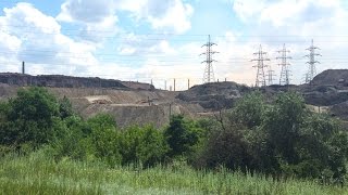 Черная гора - старый отвал Запорожстали