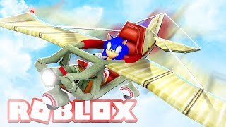 SONIC LEARNS TO FLY A PLANE | Roblox - Sonic's Universe