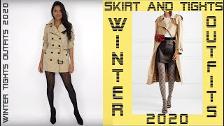 Tights Outfits for Winter 2020  //  Ft. Gucci GG Tights // Maria Teresa Lopez