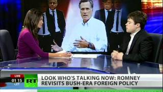 Mitt Romney invokes Bush administration