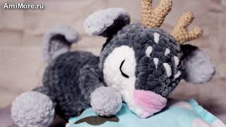 Амигуруми: схема Оленёнок Малыш. Игрушки вязаные крючком - Free crochet patterns.