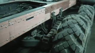 КАМАЗ-4410 - удлинение под лесовоз. Усиление рамы.