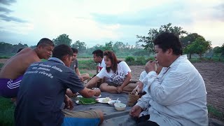แกงเห็ดเผาะ อีสาน cooking in my village