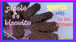 PICOLÉ DE BISCOITO | RECHEADO COM DOCE DE LEITE kdeliciacozinha