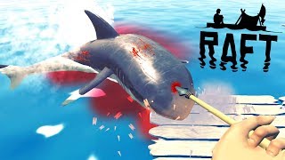 КАК УБИТЬ ОГРОМНУЮ АКУЛУ В RAFT 2018! ИГРА С ДРУГОМ В РАФТ МУЛЬТИПЛЕЕР! ПРОХОЖДЕНИЕ НОВОГО RAFT 2018