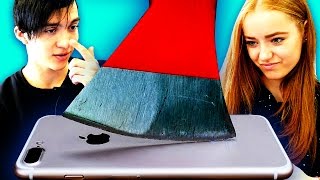Подростки Реагируют на КРАШ-ТЕСТЫ iPhone 7!