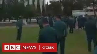 Ўзбек милицияси пахтага қарши норозилик билдирди