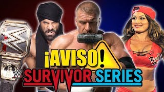 AVISO SOBRE WWE SURVIVOR SERIES 2017