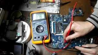 Полная диагностика материнской платы от Samsung R50 Plus